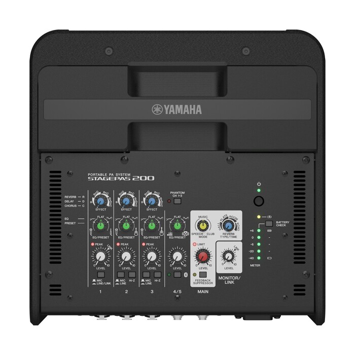 Yamaha STAGEPAS200BTR Portable 8" Battery Powered PA With 5-Input Mixer