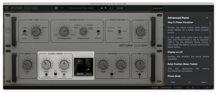 Arturia ROTARY-CLS-222 Revolving Stereo Motion Plug-In [Virtual]