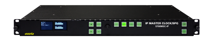 Evertz 5700MSCIP2PSSDITGAUX Master Sync Generator For An IP Or Hybrid Facility