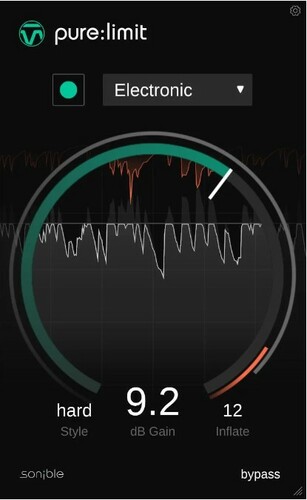 Sonible pure:limit AI Driven Limiter Plug-In [Virtual]