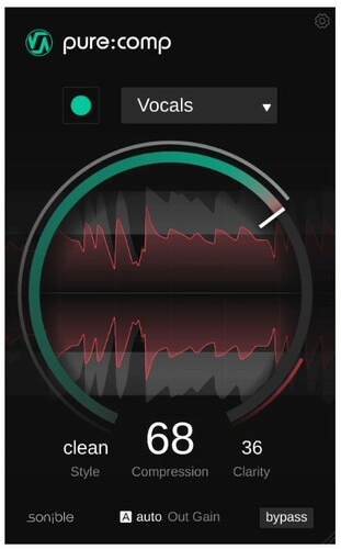 Sonible pure:comp AI-Powered Compressor Plug-In [Virtual]