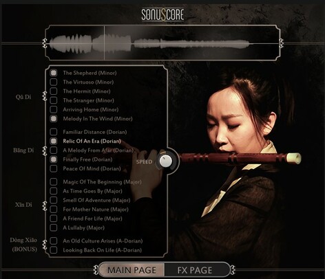 SonuScore Ethnic Flute Phrases Live Recorded Flute Phrases [Virtual]