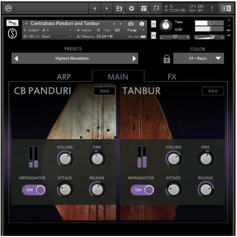 SonuScore Origins Vol.10 Contrabass Panduri And Tanbur For Kontakt Full [Virtual]