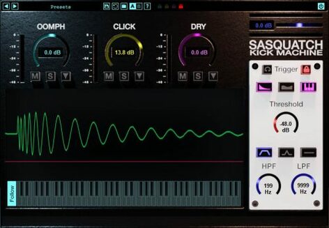 Boz Digital Sasquatch Kick Machine 2 Kick Drum Processor And Generator [Virtual]