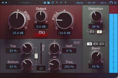 Boz Digital Big Clipper 2 Hybrid Clipper/Limiter Plug-In [Virtual]