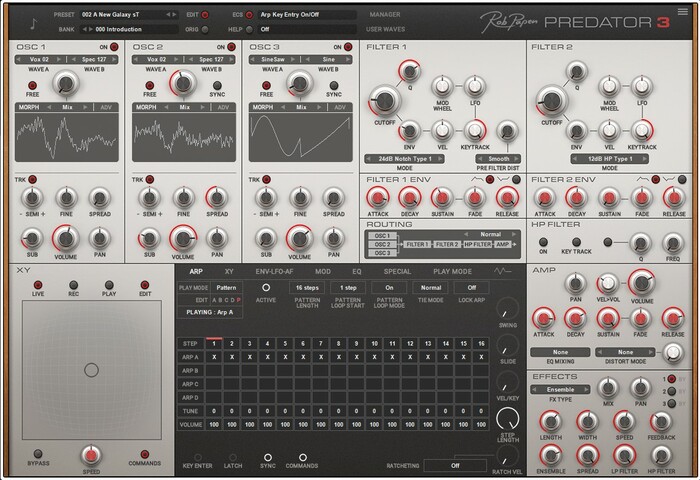 Rob Papen Predator 3 Virtual Synthesizer With Over 6400 Presets [Virtual]
