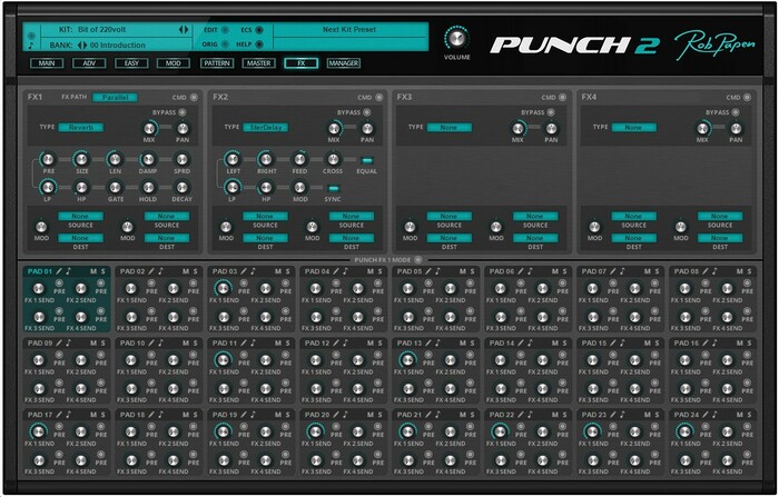 Rob Papen Punch-2 Virtual Drum Synthesizer [Virtual]