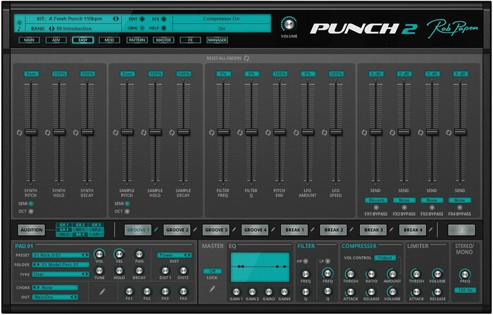 Rob Papen Punch-2 Virtual Drum Synthesizer [Virtual]