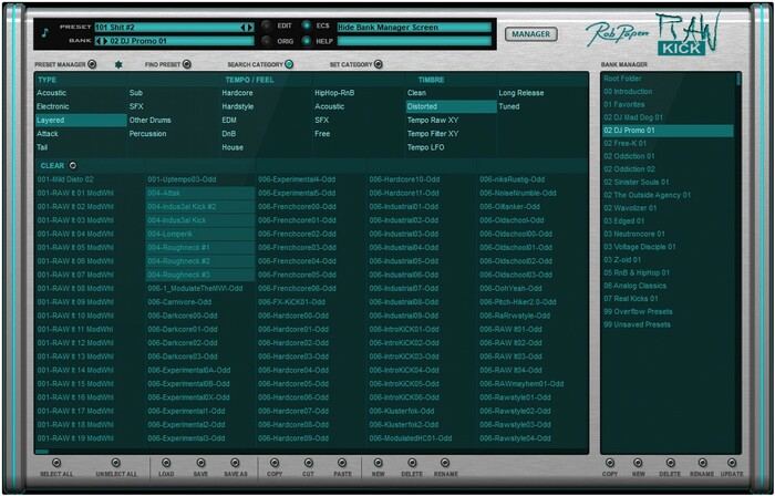 Rob Papen RAW-Kick Virtual Synthesizer With Kick Drum Sounds [Virtual]
