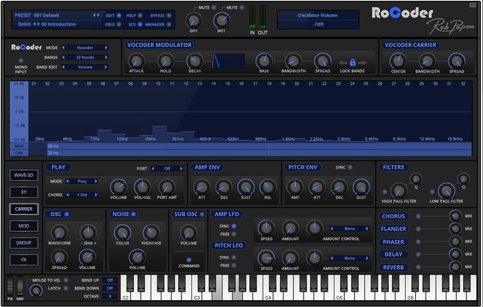 Rob Papen RoCoder Vocoder With Additive Mode [Virtual]