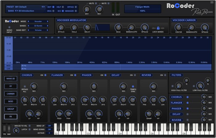 Rob Papen RoCoder Vocoder With Additive Mode [Virtual]