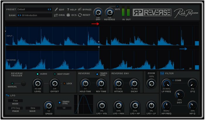 Rob Papen RP-Reverse Reverse Effects Plug-In [Virtual]