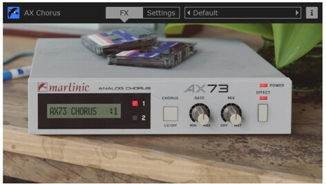 Martinic AX Chorus Chorus FX Found On Both The AX73 And AX60 Synthesizers [Virtual]