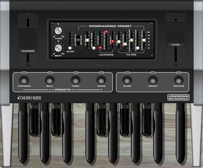 Cherry Audio Lowdown Bass Synthesizer [Virtual]