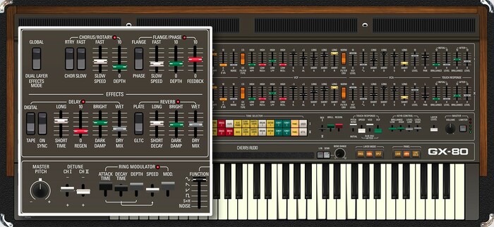 Cherry Audio GX-80 Synthesizer Inspired By GX-1 And The CS-80 [Virtual]