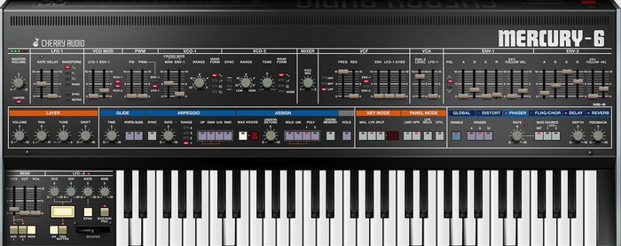 Cherry Audio Mercury-6 Analog Synthesizer Inspired By Jupiter-6 [Virtual]