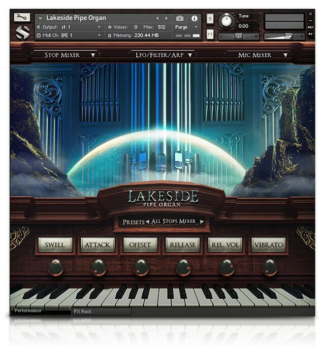 Soundiron LAKESIDE-PIPE-ORGAN Bright, Soulful Pipe Organ For Kontakt [Virtual]