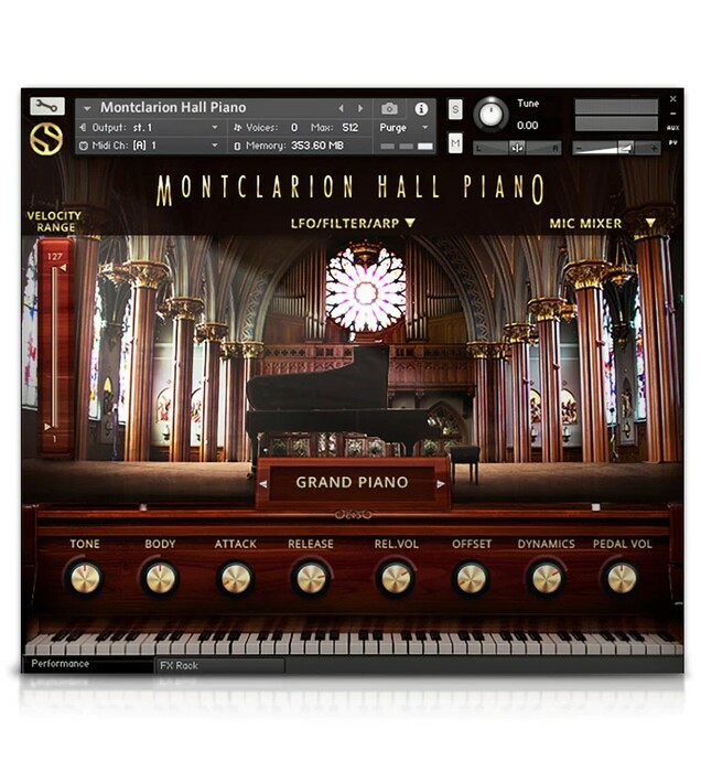 Soundiron MONTCLARIONHALL-GRND 1926 Steinway Piano For Kontakt [Virtual]