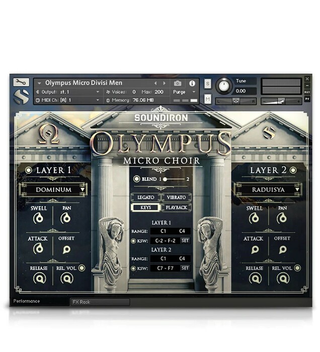 Soundiron OLYMPUS-CHOIR-MICRO Symphonic Choir Ensemble For Kontakt [Virtual]