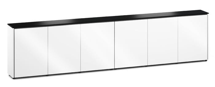 Salamander Designs D1/367A 6-Bay, Low-Profile Wall Cabinet