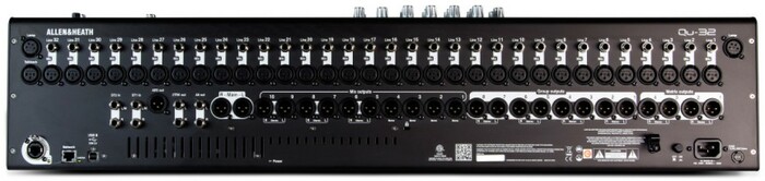 Allen & Heath QU-32C Digital Mixer B-Stock 32-Channel Digital Console Chrome Edition - Black