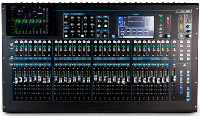 Allen & Heath QU-32C Digital Mixer B-Stock 32-Channel Digital Console Chrome Edition - Black