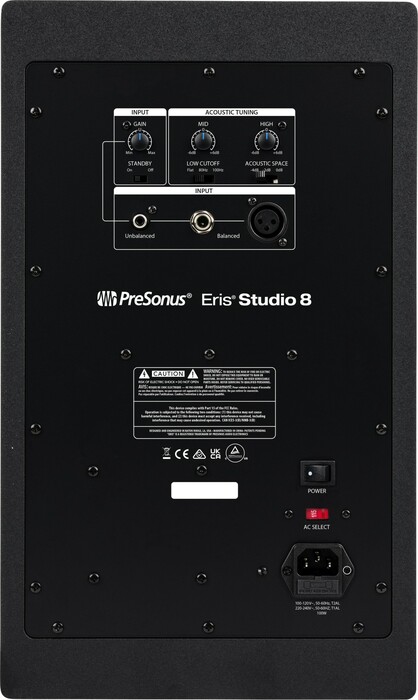 PreSonus Eris Studio 8 8" Active Studio Monitor With EBM Waveguide