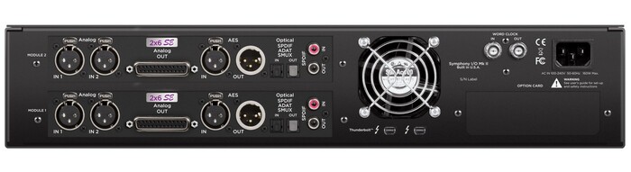 Apogee Electronics SYM2-2X6SE-2X6SE Audio Interface With Two 2X6 Analog I/O