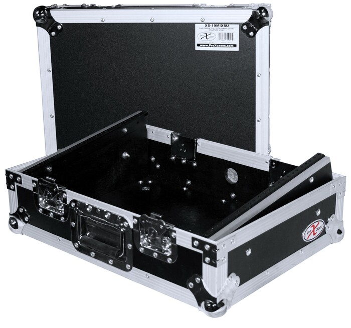 ProX XS-19MIX8U 19" Rack Mount Mixer Case With 8U Top Slant