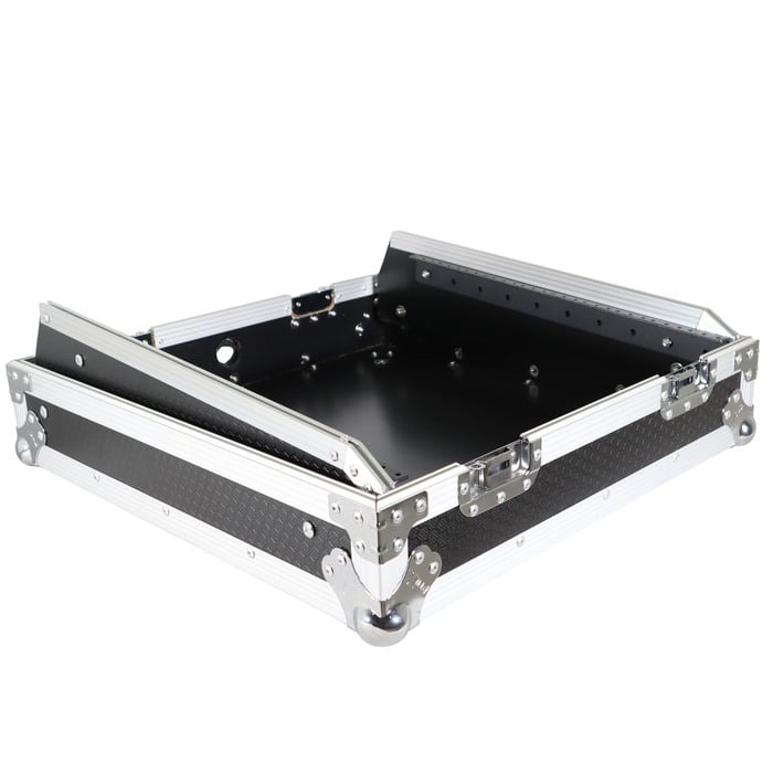 ProX XS-19MIXLT 19" Rack Mount Mixer Case With 10U Slant And Sliding Laptop Shelf