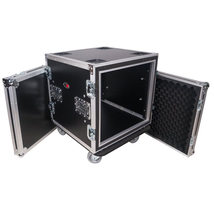 ProX T-10RSP 10U, 20" Deep Shockproof Vertical Rack With Casters