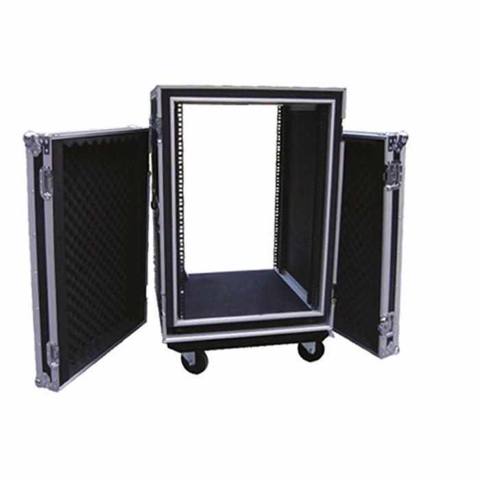 ProX T-12RSP 12U, 20" Deep Shockproof Vertical Rack With Casters