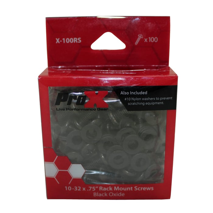 ProX X-100RS 100pc Pack Of Rack Screws And Washers