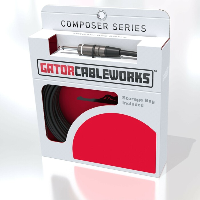 Gator GCWC-INS-10 CableWorks Composer Series 10' St To St Instrument Cable