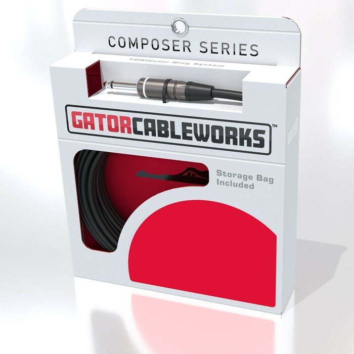 Gator GCWC-INS-03 CableWorks Composer Series 3' St To St Instrument Cable