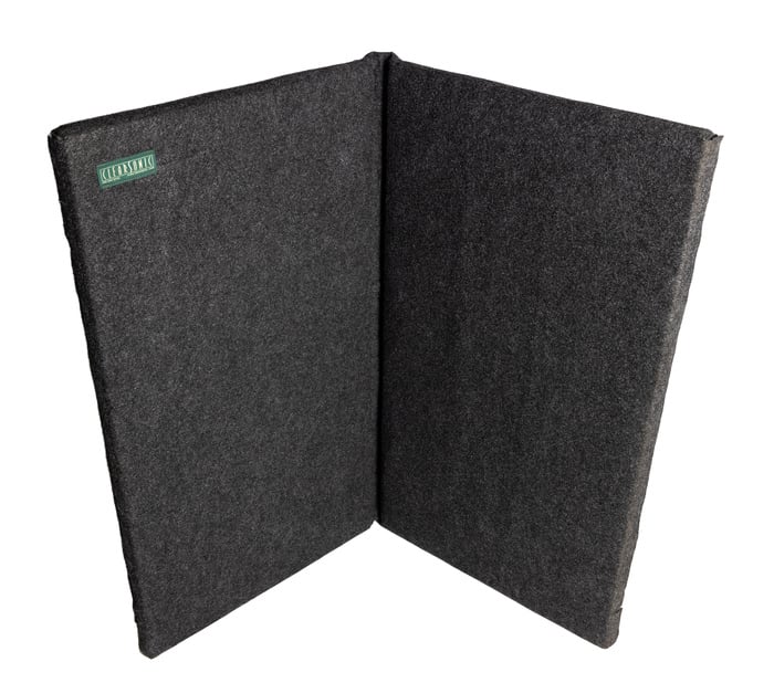 Clearsonic S2444X2 48" X 44" 2-Section Sorber Acoustic Panel In Dark Grey