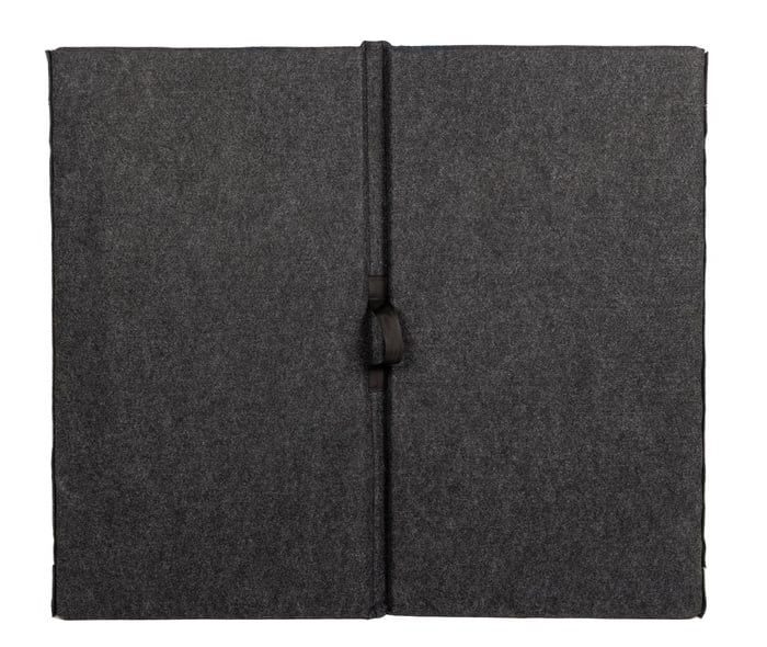 Clearsonic S2444X2 48" X 44" 2-Section Sorber Acoustic Panel In Dark Grey
