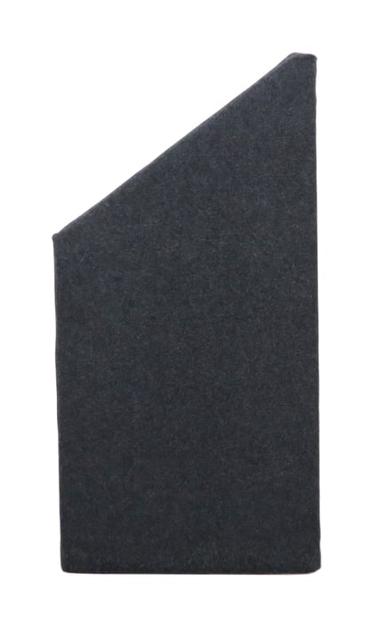 Clearsonic ST2448 2' X 4' SORBER Acoustic Baffle Trapezoid Side Lid Section In Dark Gray