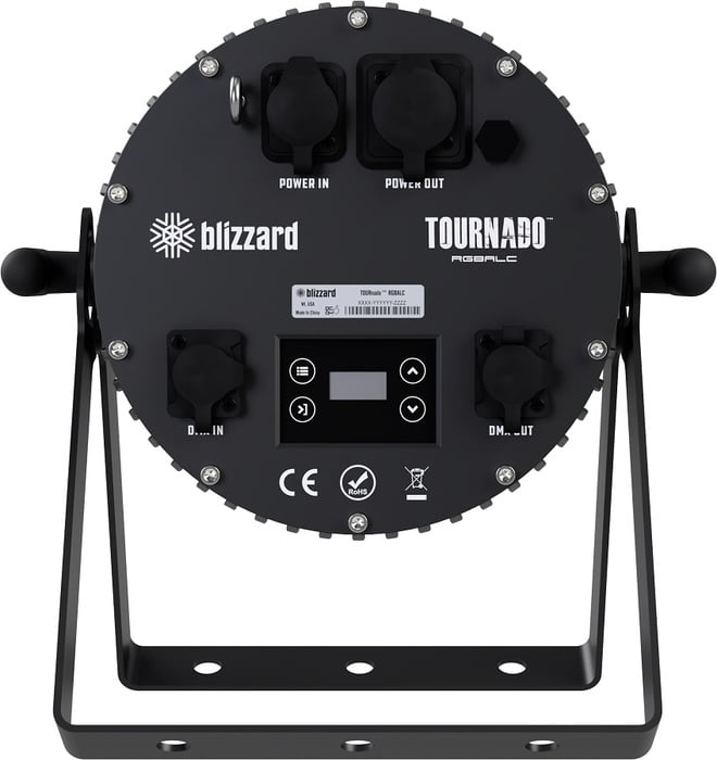 Blizzard TOURNADO-RGBALC IP65 Rated PAR With 7x 20W RGBALC LEDs, 25° Beam Angle