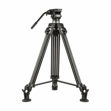 ikan E-Image EG01A2 2 Stage Aluminum Tripod With Fluid Pan/Tilt Head