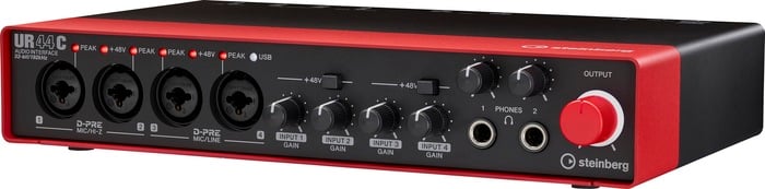 Steinberg UR44C RD 6In/4Out USB3.0 Type C Audio Interface, Red