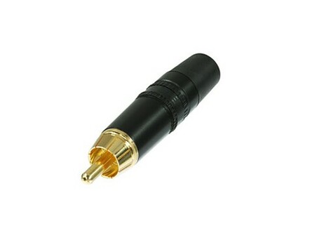 REAN NYS373-0 RCA Plug With Gold Contacts, Cable OD 3.5 - 6.1mm