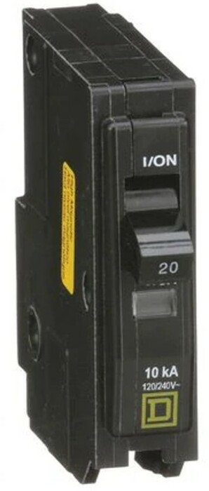 LynTec UMB-20 UnMotorized Breaker, Square, 20 Amps Single Pole. (High Magnetic)