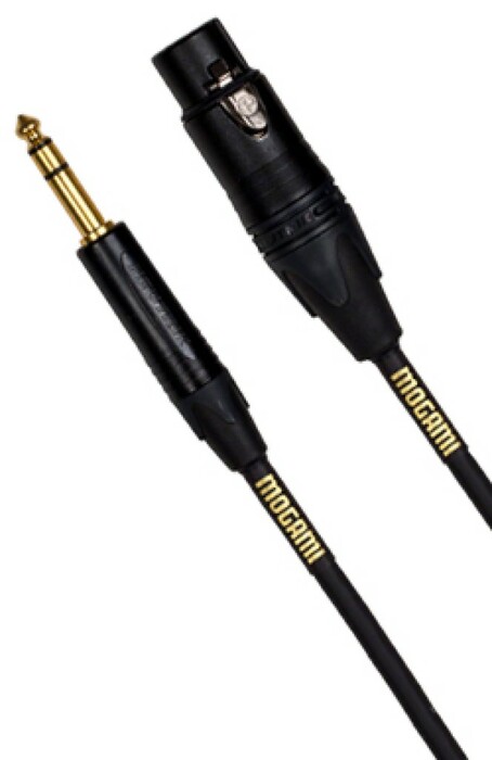 Mogami GOLD-TRS-XLRF-1.5 Mogami Gold Stereo Mini (3.5mm) Male To 3-Pin XLR Female Mic Cable - 1.5'