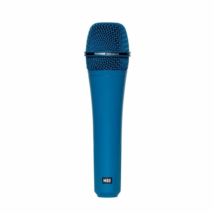 Telefunken M80-BLUE Dynamic Handheld Cardioid Microphone In Blue
