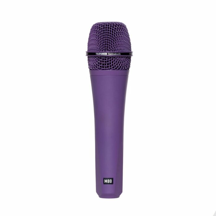 Telefunken M80-PURPLE Dynamic Handheld Cardioid Microphone In Purple