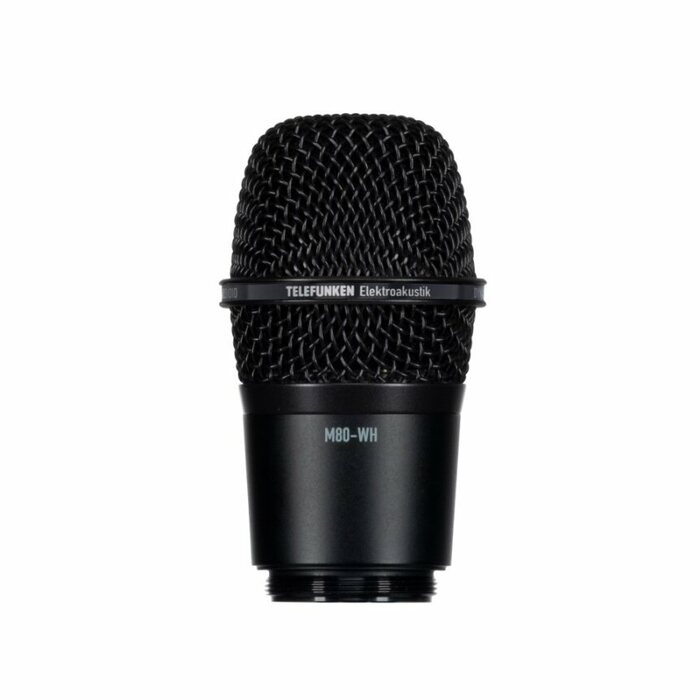 Telefunken M80-WH Black Wireless Microphone Capsule With Black Grille