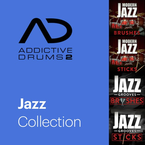 XLN Audio Addictive Drums 2: Jazz Collection Jazz Drum Pack [Virtual]