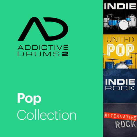 XLN Audio Addictive Drums 2: Pop Collection High-End Drums Pack [Virtual]