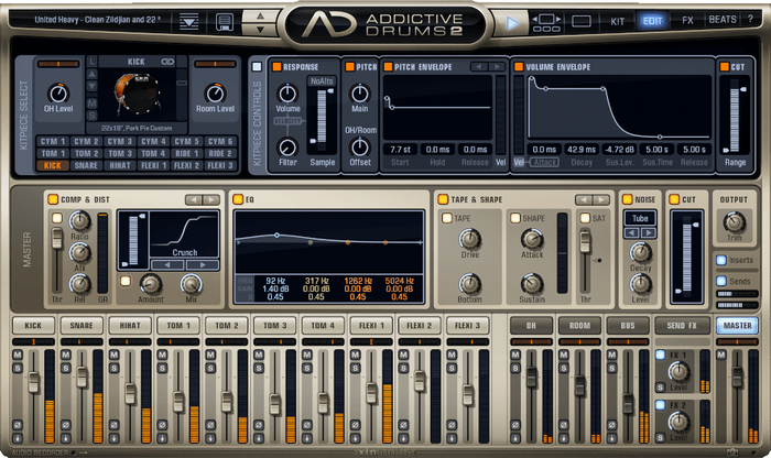 XLN Audio Addictive Drums 2: Pop Collection High-End Drums Pack [Virtual]